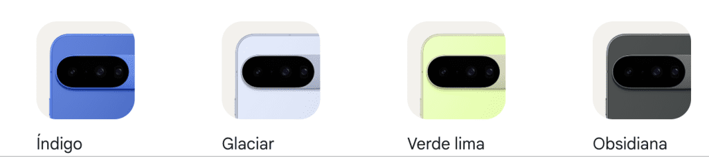 colores google pixel 10