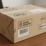 Guía para importar en Argentina en 2025. Paquetes con etiquetas de Aduana y AFIP.